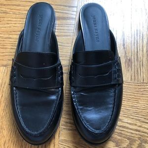 Jenni Kayne Cordovan Penny Loafer Mule Slides